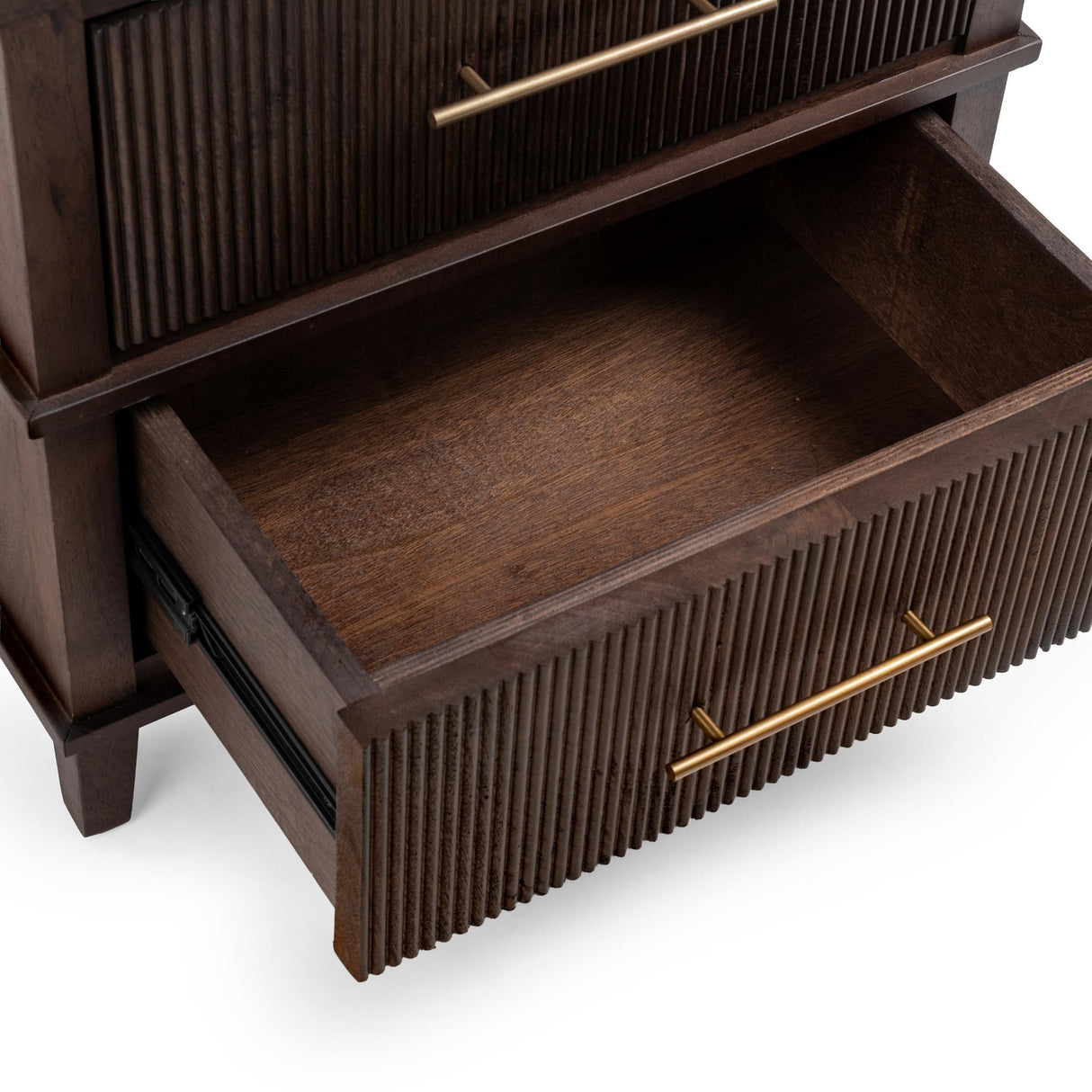 Westlake Auburn Walnut 2 Drawer Nightstand by Classic Home at Eve Furniture