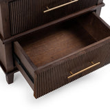 Westlake Auburn Walnut 2 Drawer Nightstand by Classic Home at Eve Furniture