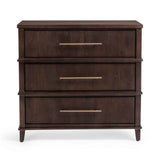 Westlake Auburn Walnut 3 Drawer Chest by Classic Home at Eve Furniture