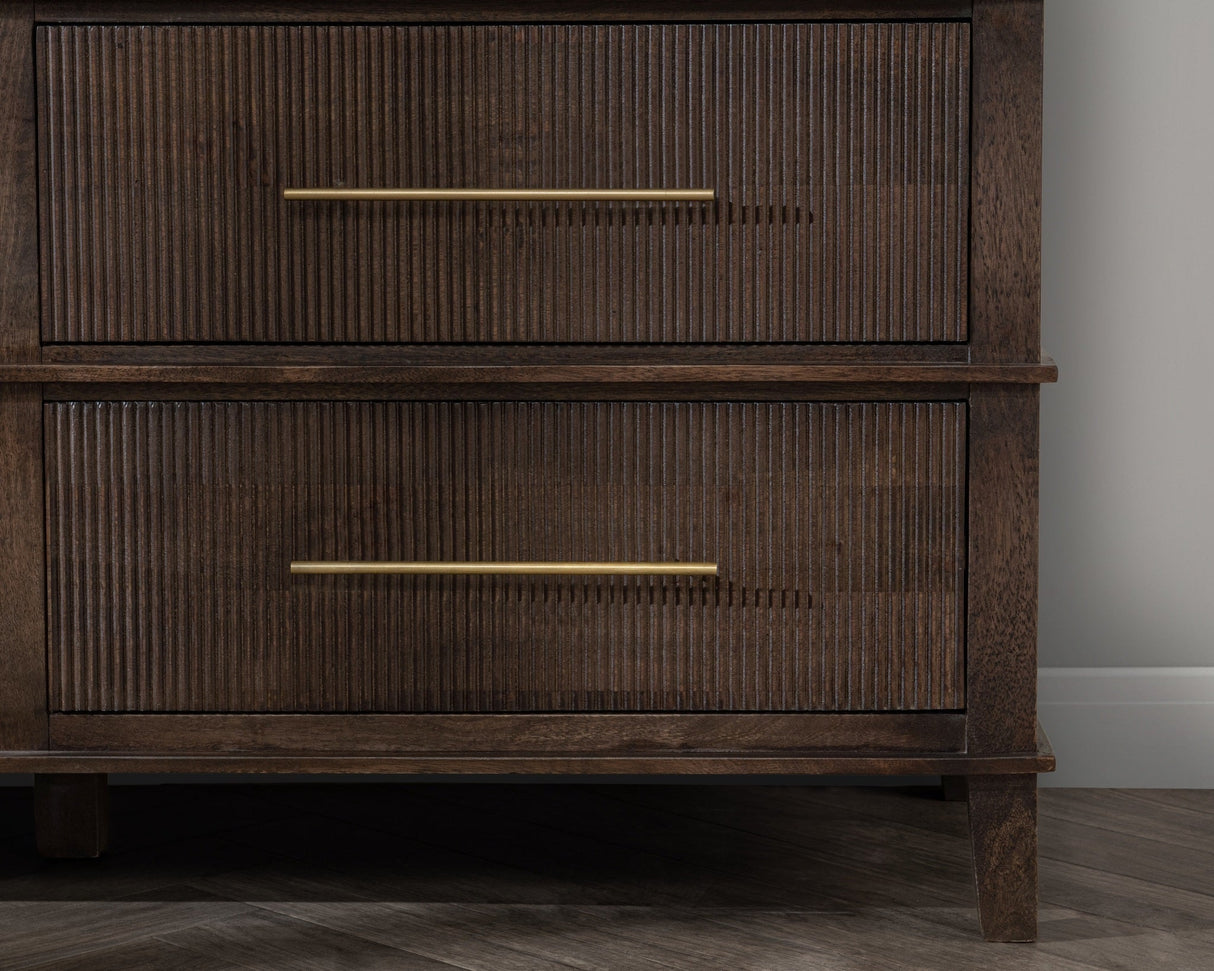 Westlake Auburn Walnut 6 Drawer Dresser by Classic Home at Eve Furniture