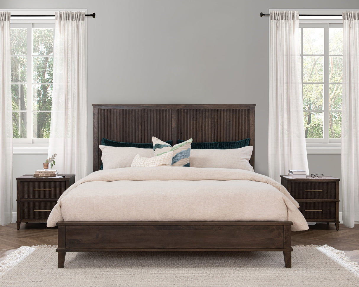 Westlake Auburn Walnut King Bed by Classic Home at Eve Furniture