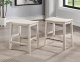 Westlake Cream 5-Piece Counter Height Dining Set by Steve Silver at Eve Furniture