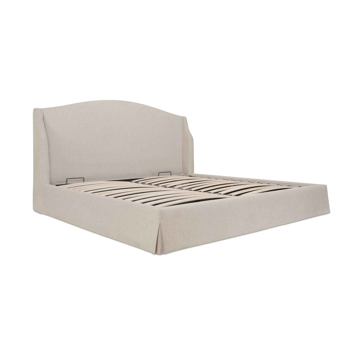 Weston Cream Queen Storage Bed