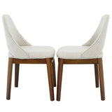 Weston Dining Chair Set of 2 - Beige Linen by Ashcroft Imports at Eve Furniture