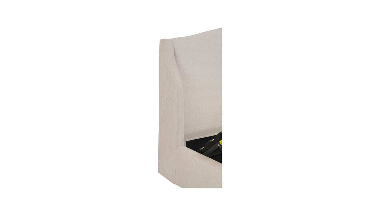 Weston King Storage Bed Cream by Moe's Home at Eve Furniture