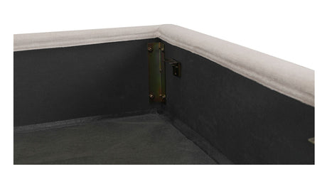 Weston King Storage Bed Cream by Moe's Home at Eve Furniture
