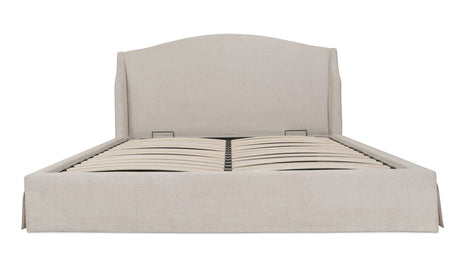 Weston King Storage Bed Cream by Moe's Home at Eve Furniture