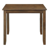 Weston Medium Brown 5-Piece Dining Set by Homelegance at Eve Furniture
