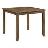 Weston Medium Brown 5-Piece Dining Set by Homelegance at Eve Furniture