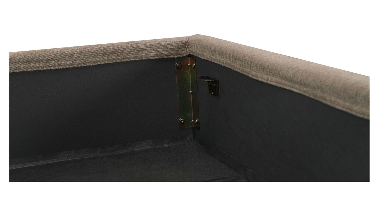 Weston Queen Storage Bed Brown by Moe's Home at Eve Furniture
