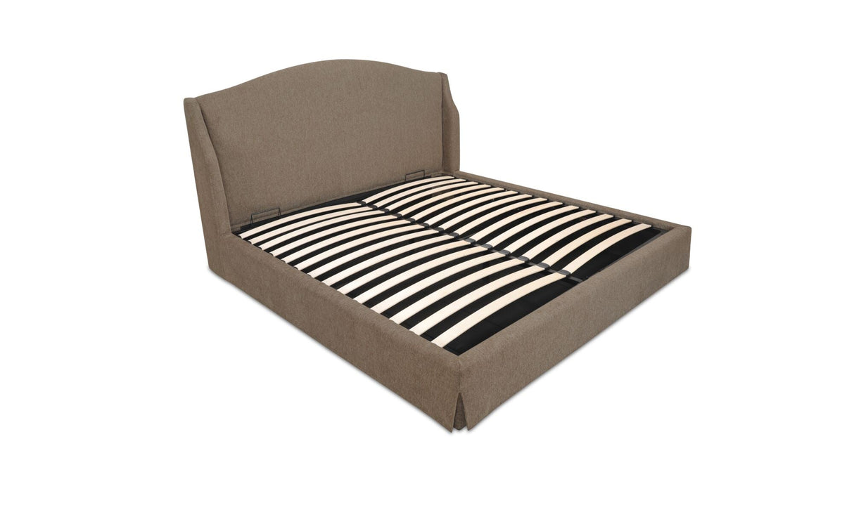 Weston Queen Storage Bed Brown by Moe's Home at Eve Furniture
