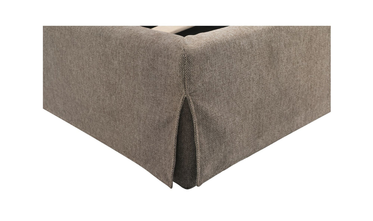 Weston Queen Storage Bed Brown by Moe's Home at Eve Furniture