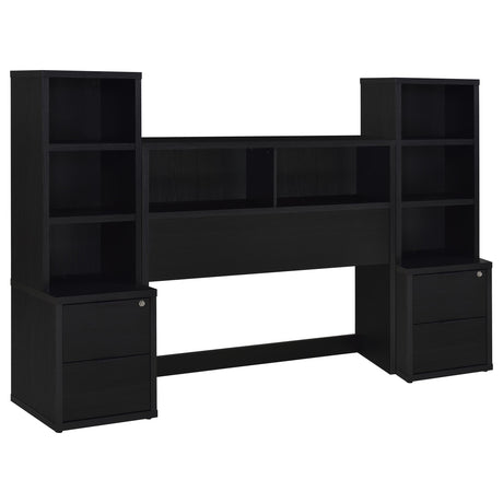 Westpark Black 3-Piece Full Bedroom Set Bookcase Headboard by Coaster at Eve Furniture