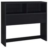 Westpark Black 3-Piece Full Bedroom Set Bookcase Headboard