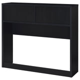 Westpark Black 3-Piece Full Bedroom Set Bookcase Headboard