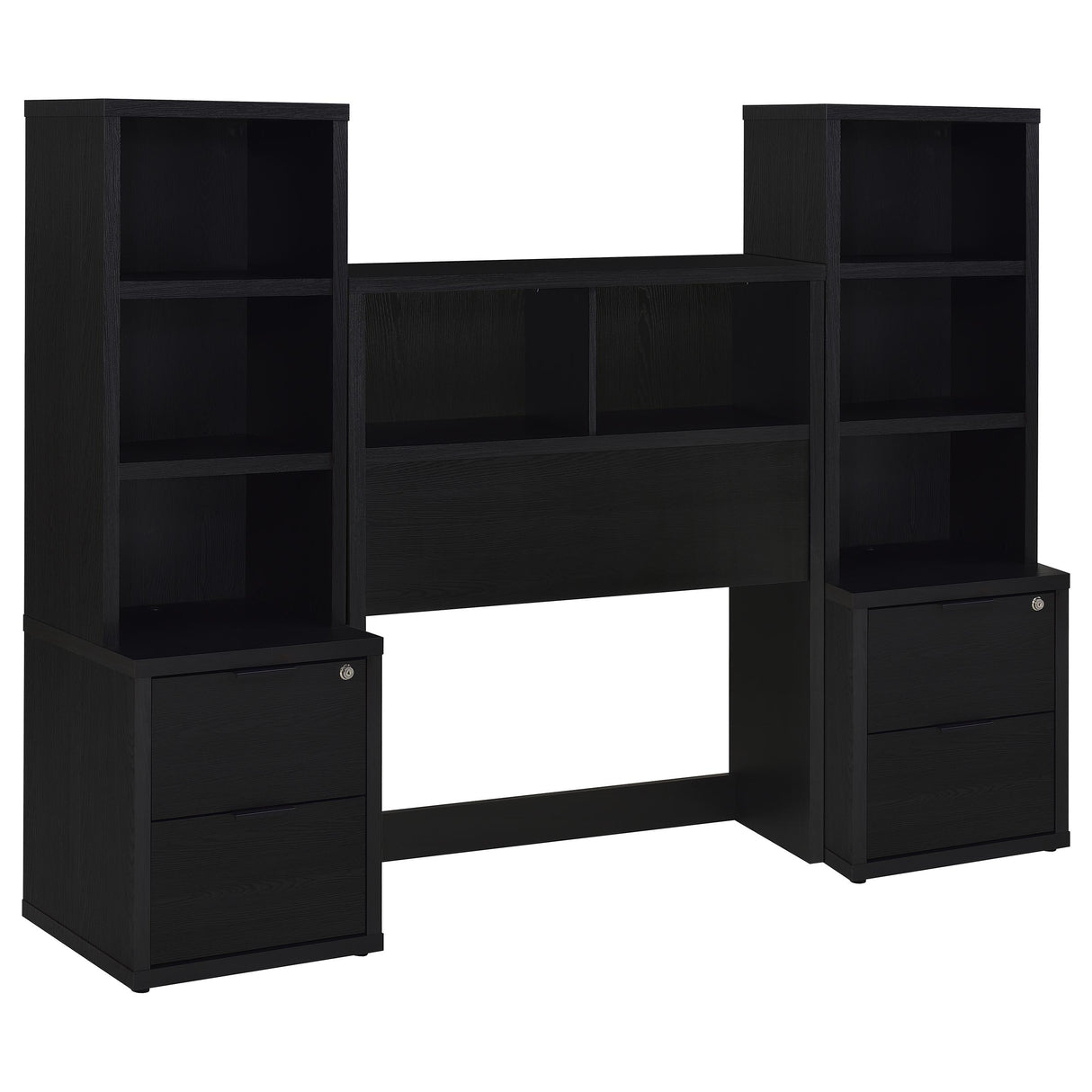 Westpark Black 3-Piece Twin Bedroom Set Bookcase Headboard by Coaster at Eve Furniture
