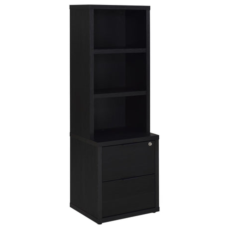 Westpark Black 3-Piece Wall Unit Bookcase Set with USB by Coaster at Eve Furniture