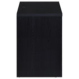 Westpark Black Nightstand with LED Lights and USB Ports by Coaster at Eve Furniture
