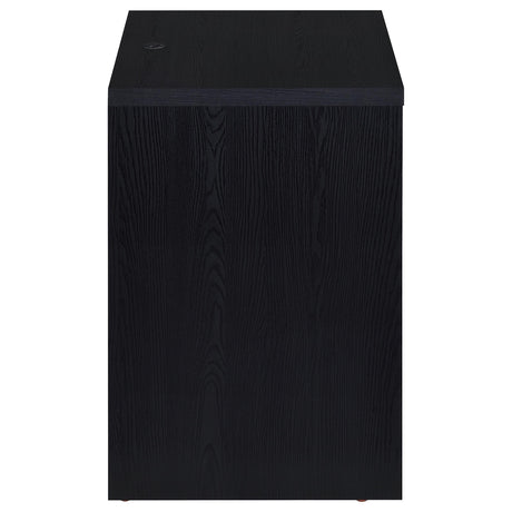 Westpark Black Nightstand with LED Lights and USB Ports by Coaster at Eve Furniture