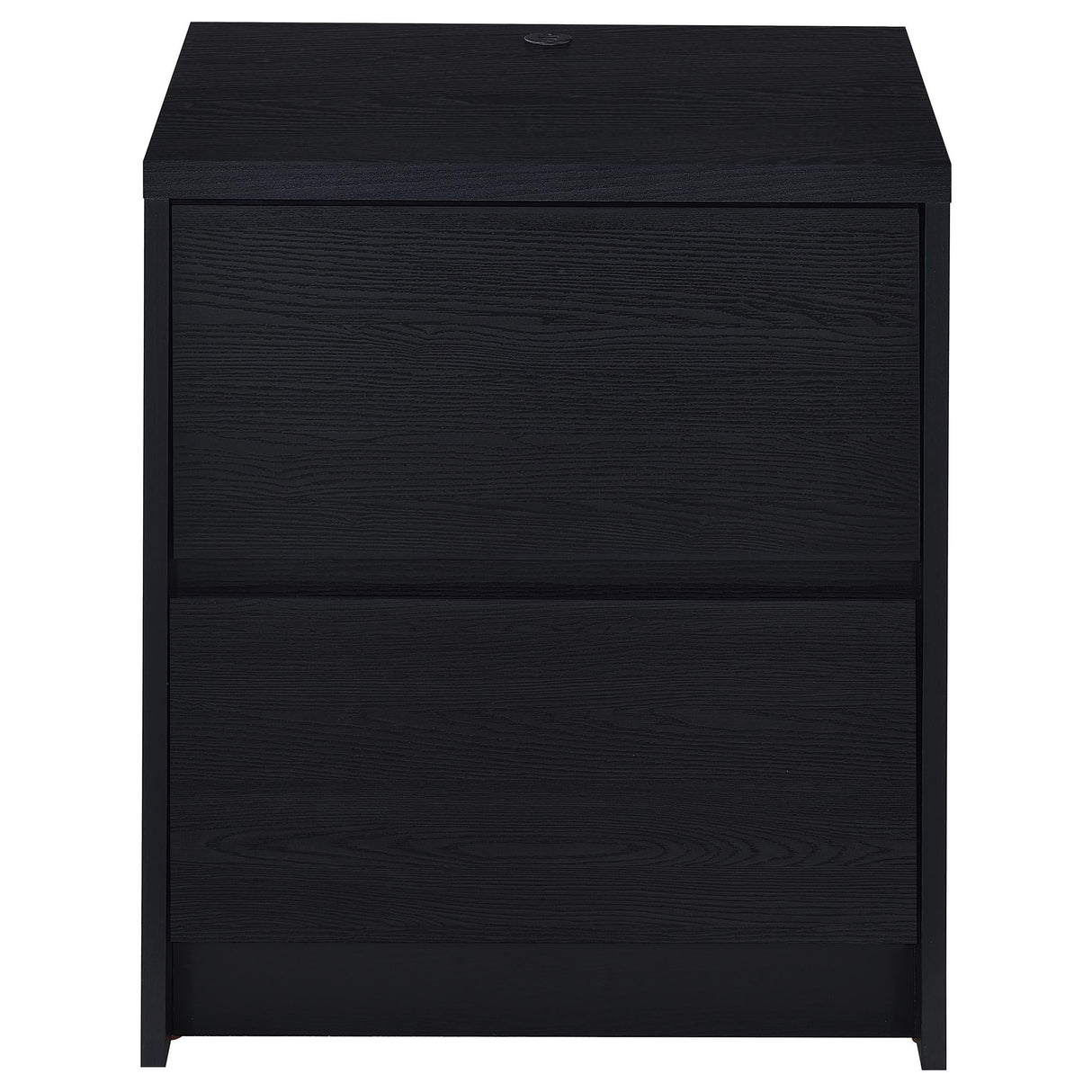 Westpark Black Nightstand with LED Lights and USB Ports by Coaster at Eve Furniture