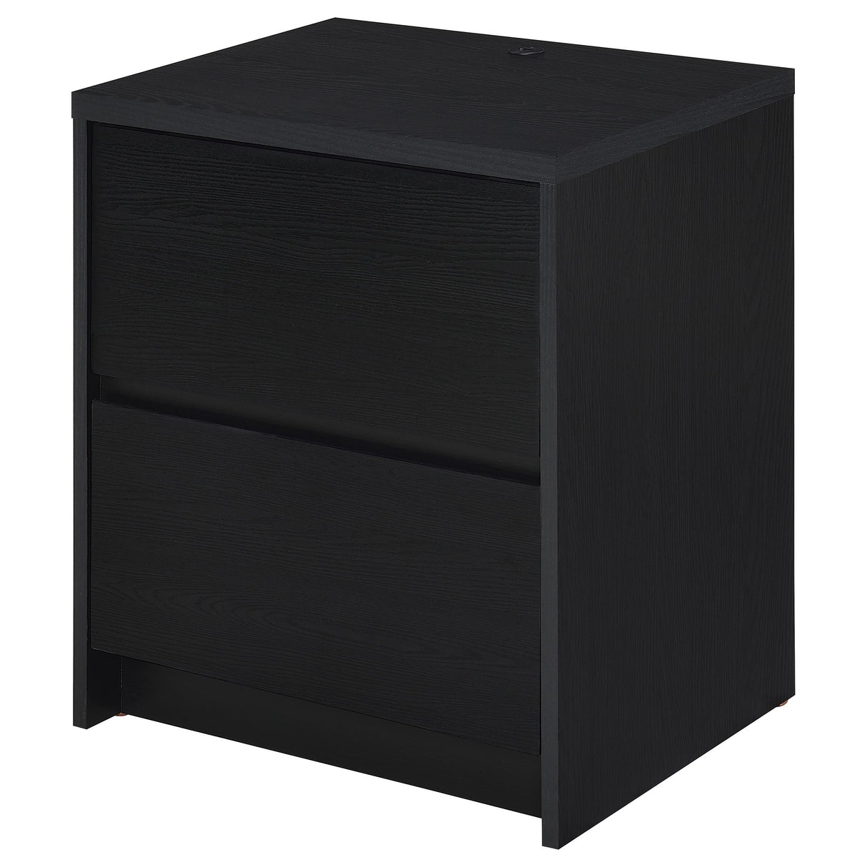 Westpark Black Nightstand with LED Lights and USB Ports by Coaster at Eve Furniture