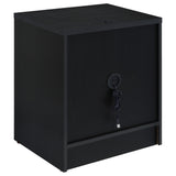 Westpark Black Nightstand with LED Lights and USB Ports by Coaster at Eve Furniture