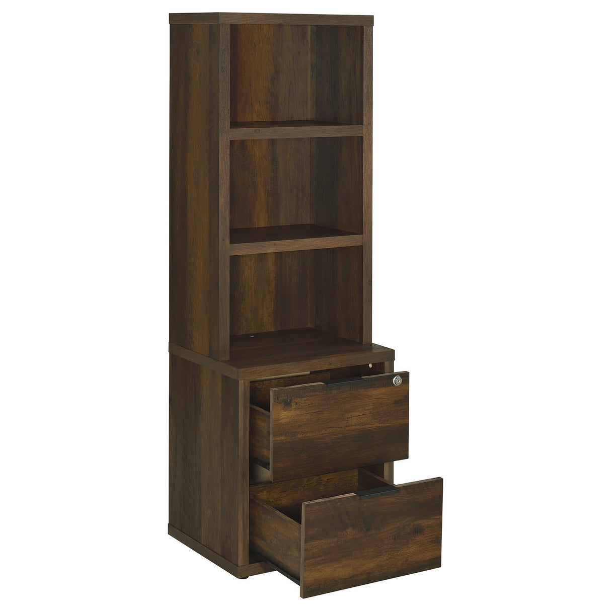 Westpark Dark Pine 3-Piece Wall Unit Bookcase Set with USB by Coaster at Eve Furniture