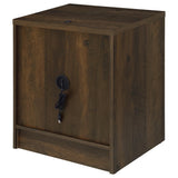 Westpark Dark Pine Nightstand with LED Lights and USB Ports by Coaster at Eve Furniture