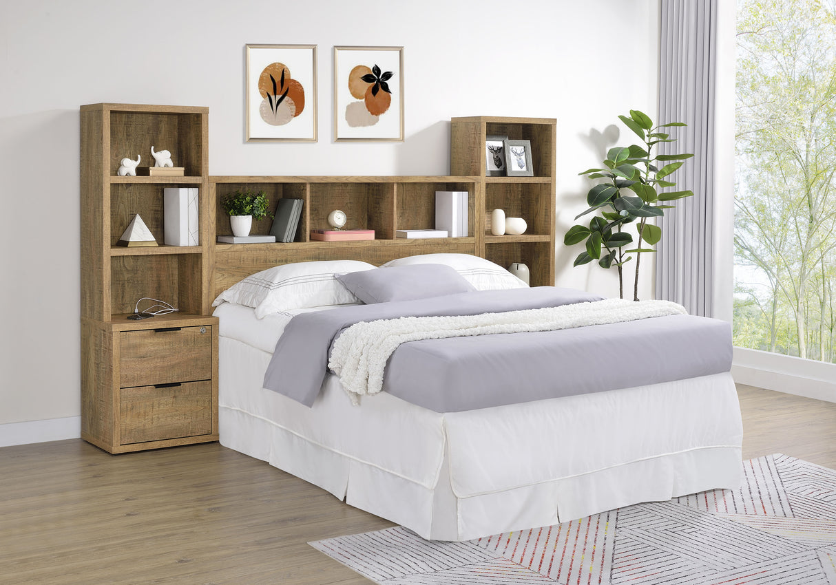 Westpark Mango 3-Piece Queen Bedroom Set Bookcase Headboard by Coaster at Eve Furniture