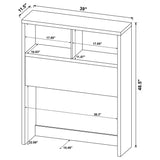 Westpark Mango 3-Piece Twin Bedroom Set Bookcase Headboard by Coaster at Eve Furniture