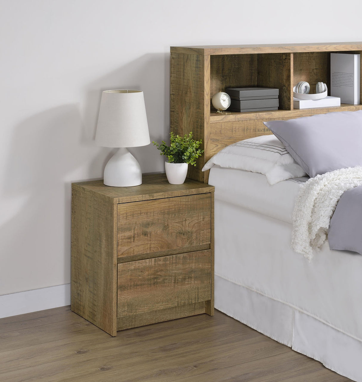 Westpark Mango Nightstand with LED Lights and USB Ports by Coaster at Eve Furniture