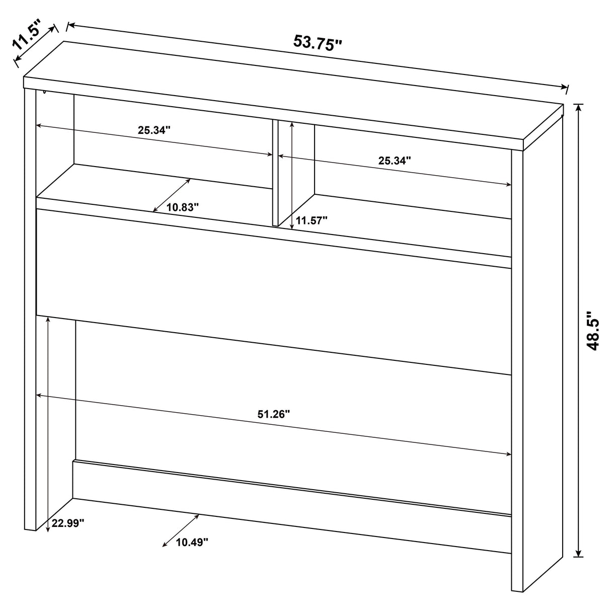 Westpark Pine 3-Piece Full Bedroom Set Bookcase Headboard by Coaster at Eve Furniture