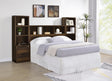 Westpark Pine 3-Piece Queen Bedroom Set Bookcase Headboard by Coaster at Eve Furniture