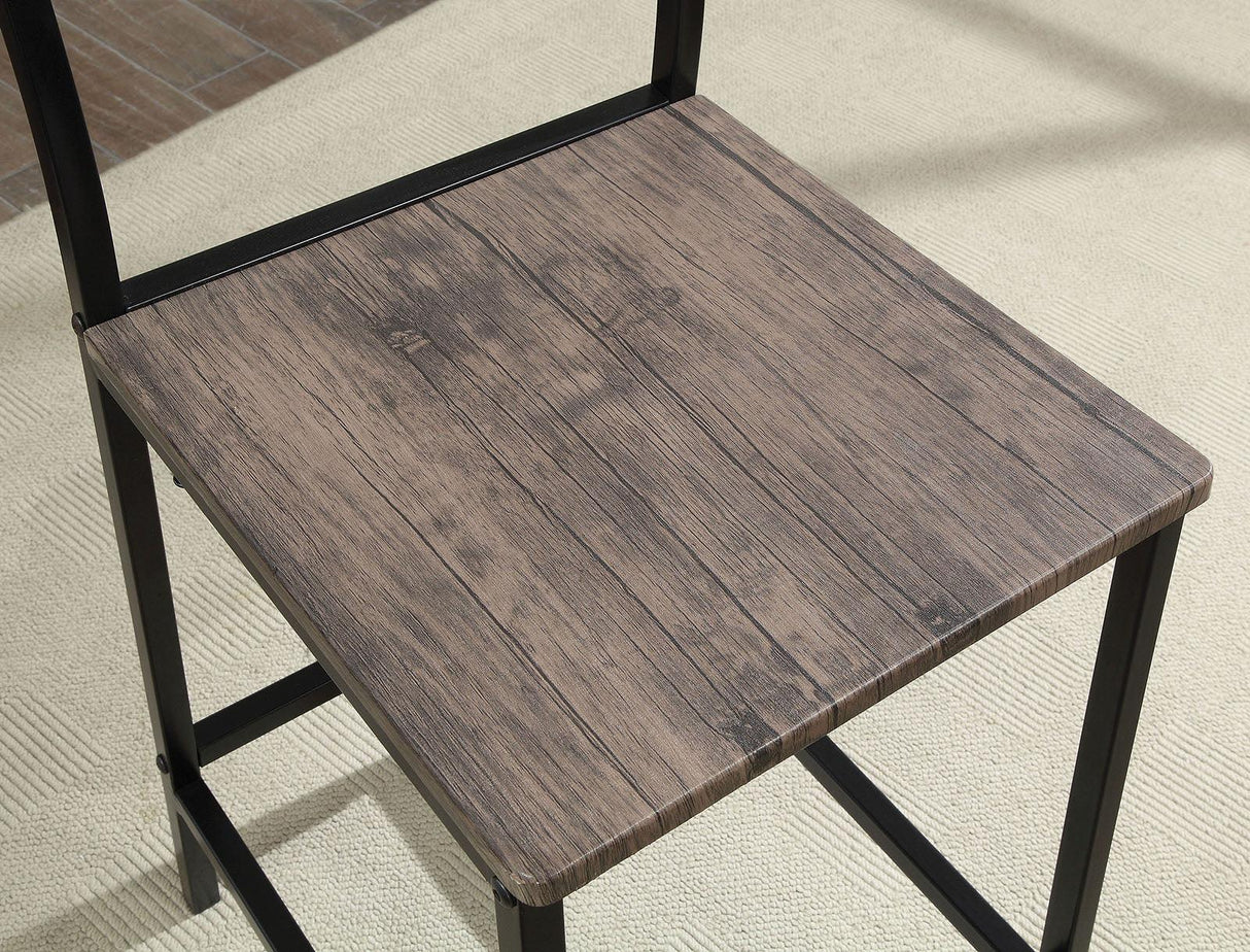Westport Antique Brown/Black 5 Pc. Counter Ht. Table Set by Furniture of America at Eve Furniture