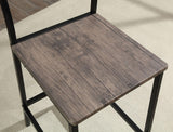 Westport Antique Brown/Black 5 Pc. Counter Ht. Table Set by Furniture of America at Eve Furniture