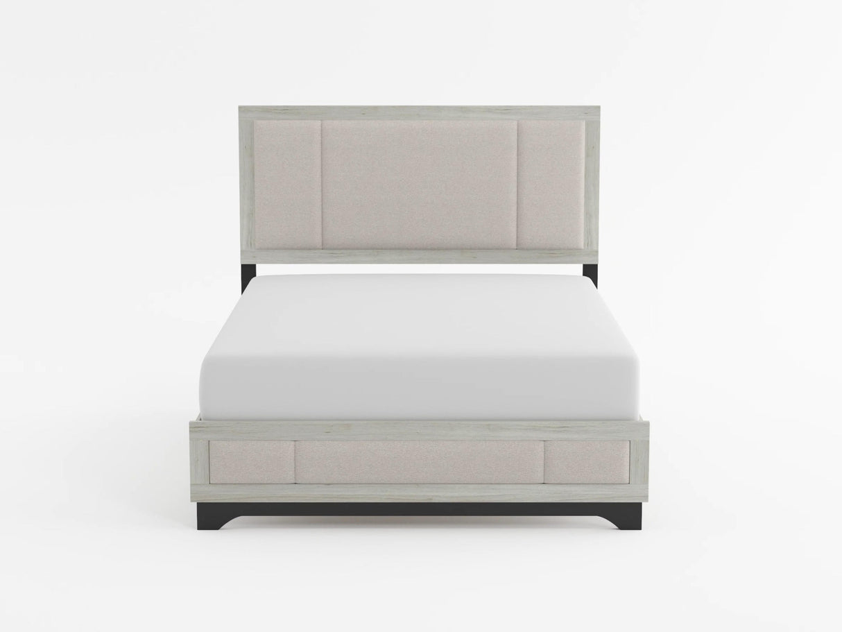 Westport White Oak & Gray California King Platform Bed by Homelegance at Eve Furniture