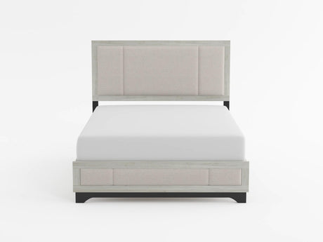 Westport White Oak & Gray California King Platform Bed by Homelegance at Eve Furniture