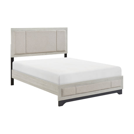 Westport White Oak & Gray California King Platform Bed by Homelegance at Eve Furniture