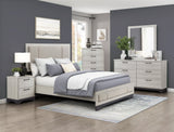 Westport White Oak & Gray California King Platform Bed by Homelegance at Eve Furniture