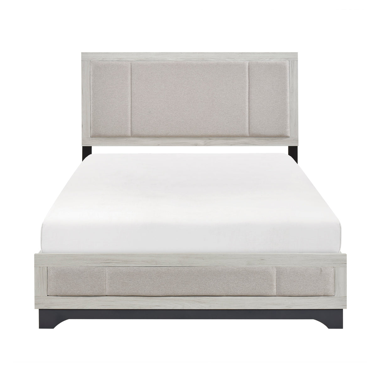 Westport White Oak & Gray California King Platform Bed by Homelegance at Eve Furniture