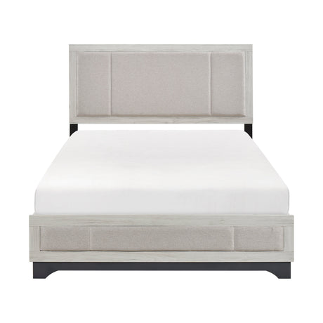 Westport White Oak & Gray California King Platform Bed by Homelegance at Eve Furniture