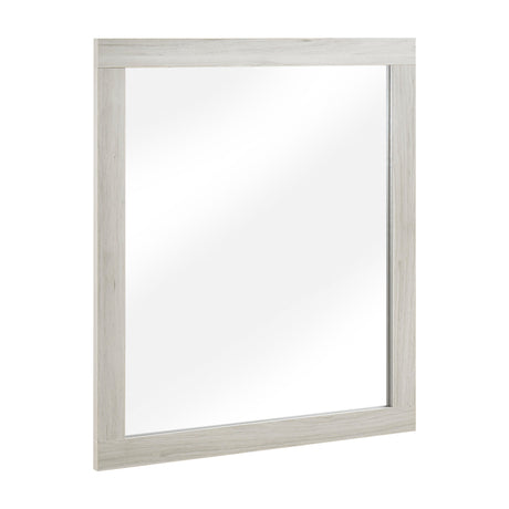 Westport White Oak Mirror by Homelegance at Eve Furniture