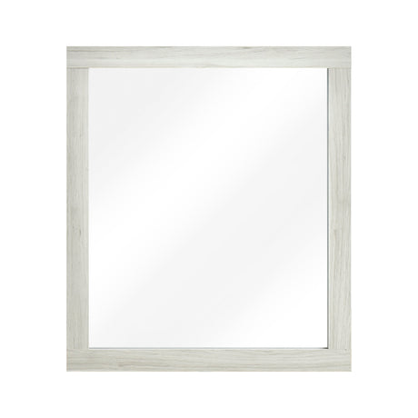 Westport White Oak Mirror by Homelegance at Eve Furniture