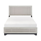 Westport White Oak/Gray Eastern King Platform Bed by Homelegance at Eve Furniture