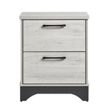 Westport White Oak/Gray Nightstand by Homelegance at Eve Furniture