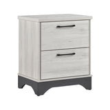Westport White Oak/Gray Platform Bedroom Set by Homelegance at Eve Furniture