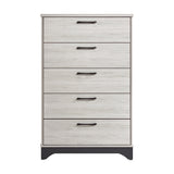 Westport White Oak/Gray Platform Bedroom Set by Homelegance at Eve Furniture