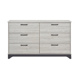 Westport White Oak/Gray Platform Youth Bedroom Set by Homelegance at Eve Furniture