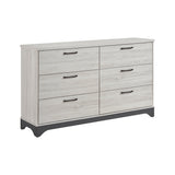 Westport White Oak/Gray Platform Youth Bedroom Set by Homelegance at Eve Furniture