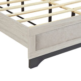 Westport White Oak/Gray Twin Platform Bed by Homelegance at Eve Furniture